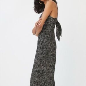 Anthropologie Black and White Jumpsuit